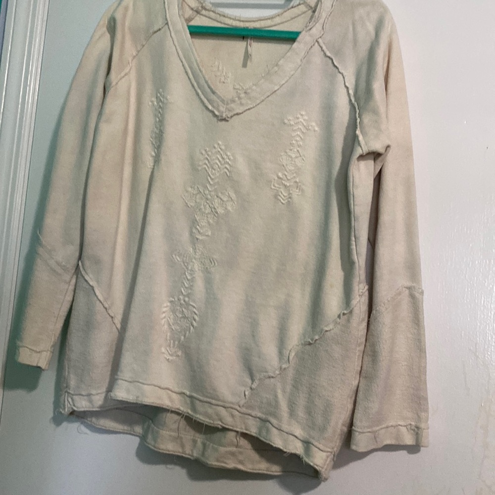 Free people cream sweater